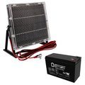 Mighty Max Battery 12 V 7.2AH Replaces Best LI660VA With Solar Panel MAX3466564